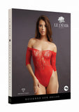 Crotchless Rhinestone Teddy