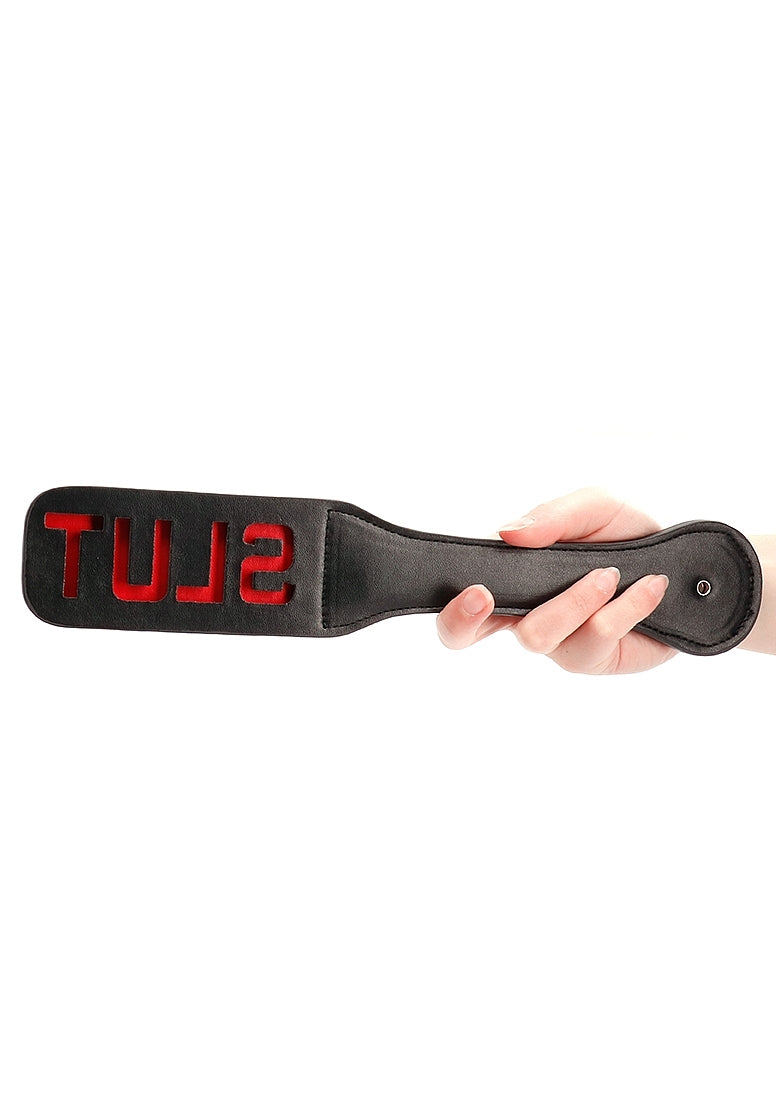 Ouch! Paddle - SLUT - Black