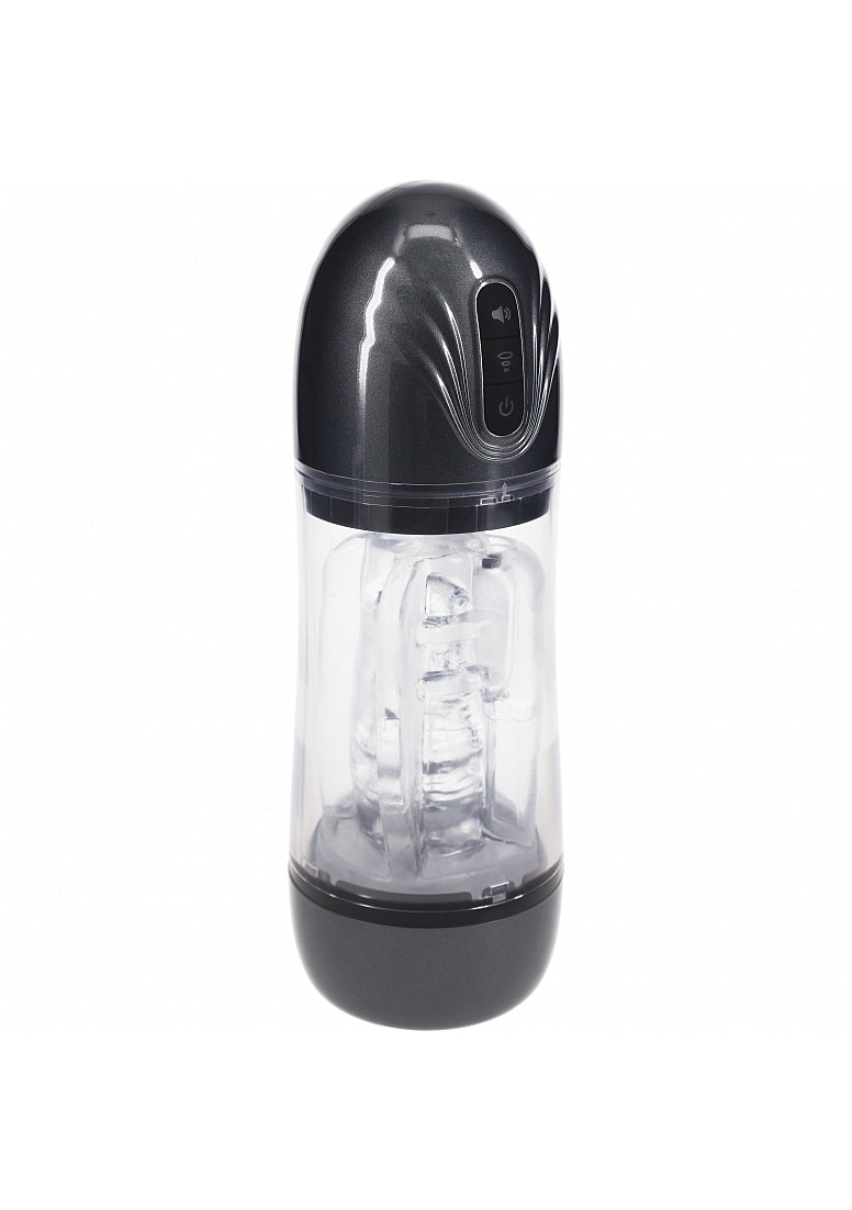Pumped SonicPull 10 Function Multimedia Enhanced Masturbator - Gun Metal