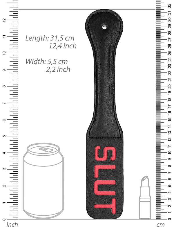 Ouch! Paddle - SLUT - Black
