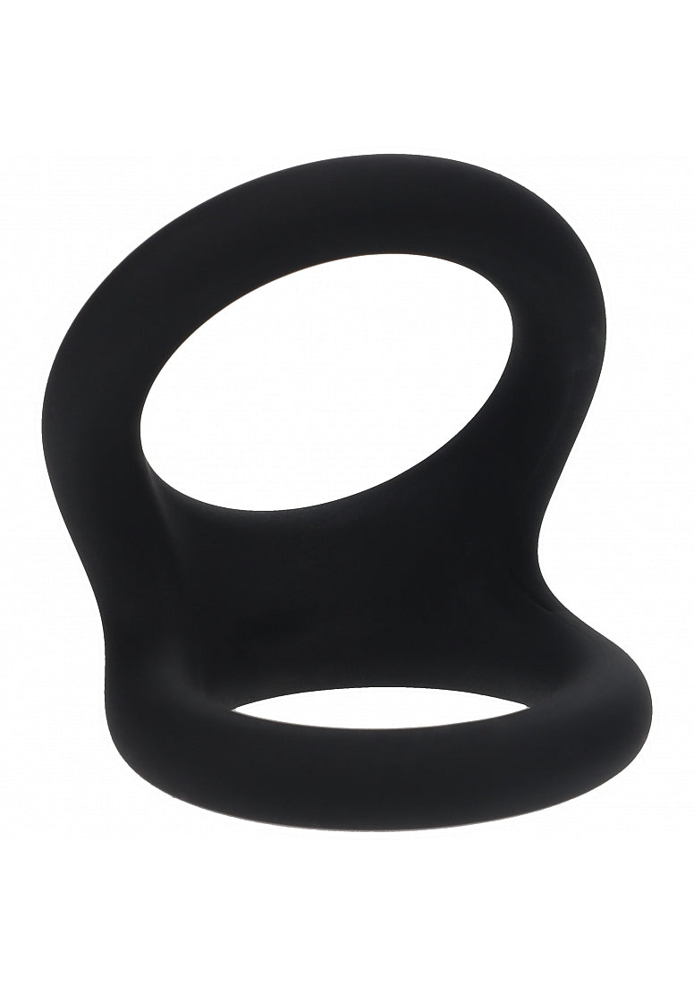 LEVELZ - Double O Silicone Cock Ring - L - Black