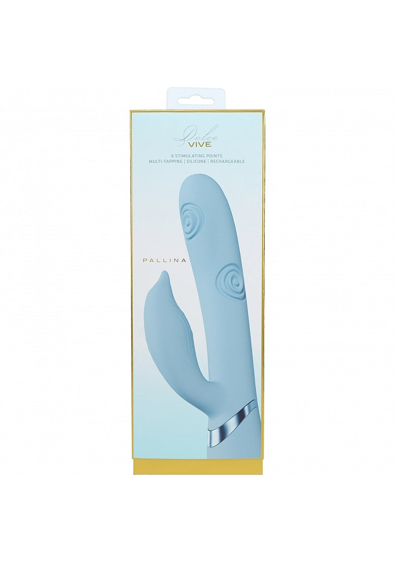 VIVE - Pallina - Rechargeable Triple Motor - G-Spot VIbrating and Tapping Beads Clit Stimulator