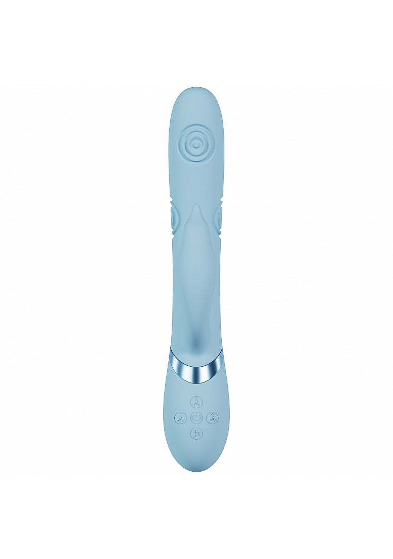 VIVE - Pallina - Rechargeable Triple Motor - G-Spot VIbrating and Tapping Beads Clit Stimulator