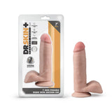 Dr. Skin Plus - 7 in Posable Dildo with Balls