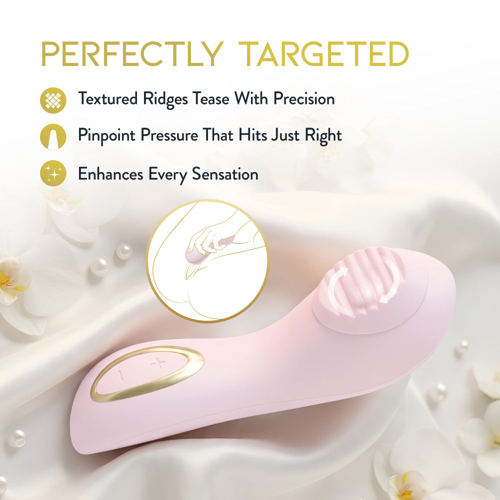 Delice Dahlia Rechargeable Silicone Stimulating Personal Massager - Pink