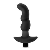 Anal Adventures Platinum - Silicone Vibrating Prostate Massager 03 - Black