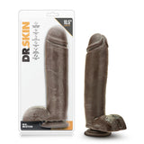 Dr. Skin - Mr. Mister 10.5in Dildo with Suction - Chocolate