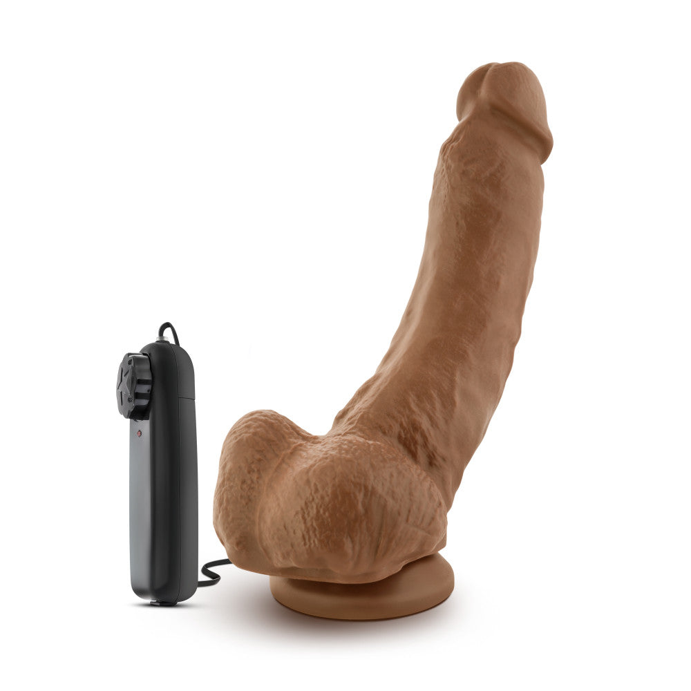 Loverboy - The Boxer 9 in - Vibrating Realistic Cock - Mocha