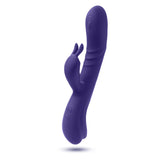 Harper 8.75 Inch G Spot Clitoral Dual Stimulation Silicone Rabbit