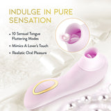 Delice Fleur Air Pulsing Vibrator Rechargeable Silicone Clitoral Vibrator