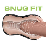 M for Men - Soft and Wet - Pussy with Pleasure Ridges - Self Lubricating Stroker Cup - Vanilla