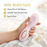 Delice Dahlia Rechargeable Silicone Stimulating Personal Massager - Pink