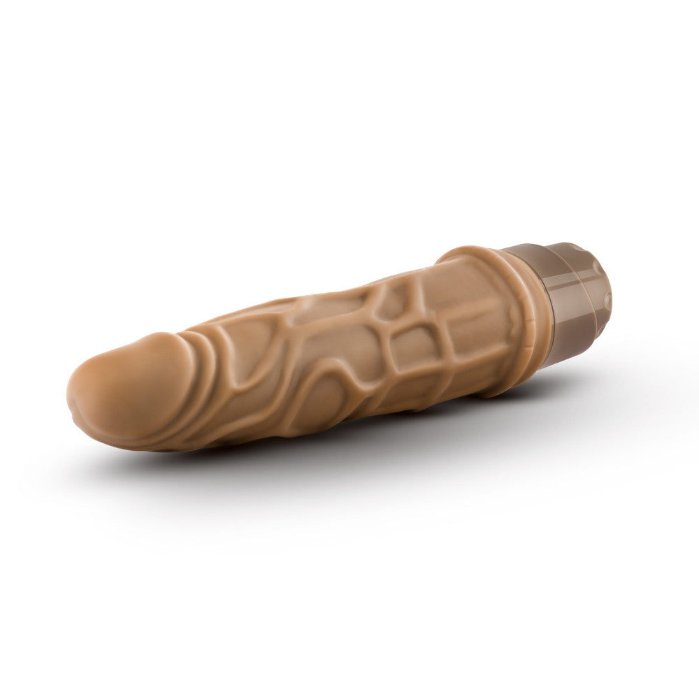 Dr. Skin - Cock Vibe 3 - 7.25 in Dildo - Mocha