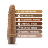 Dr. Skin - Cock Vibe 3 - 7.25 in Dildo - Mocha