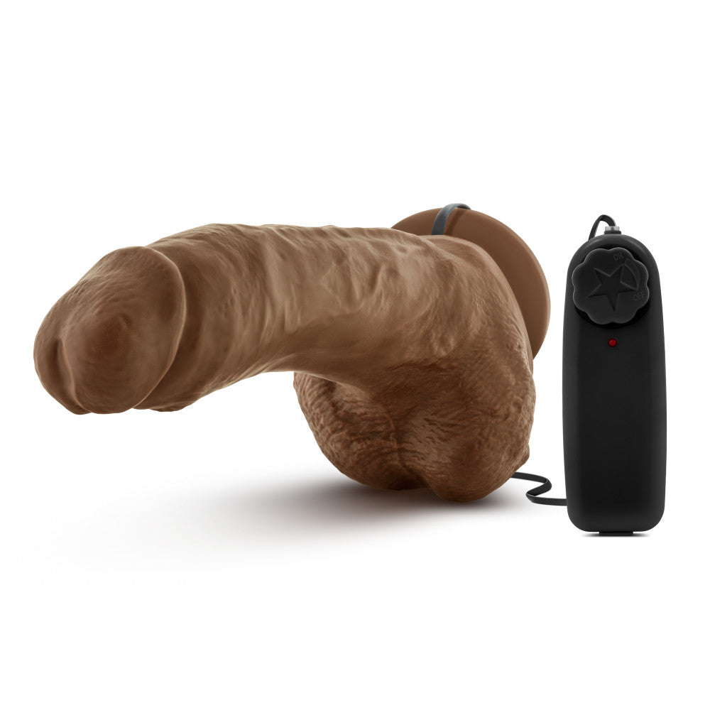 Loverboy - The Boxer 9 in - Vibrating Realistic Cock - Mocha