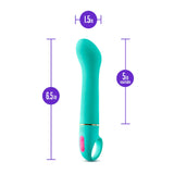 Aria Flirty AF G-Spot Teal 6.5-Inch Loop Handle Vibrator