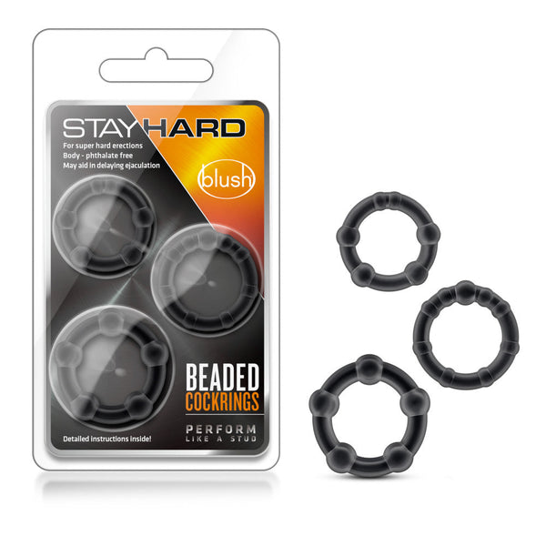 Stay Hard - Beaded Cock Rings