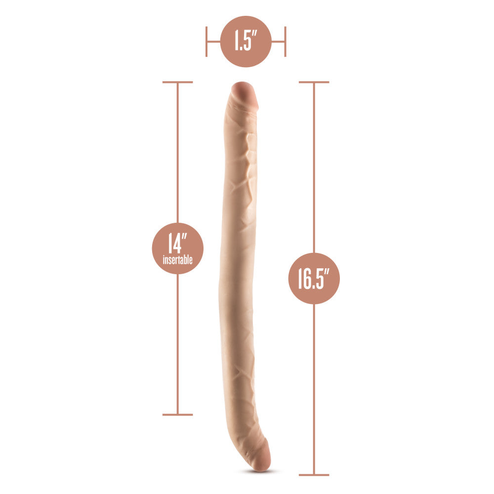 Dr. Skin Plus Posable Double Dong 16.5in