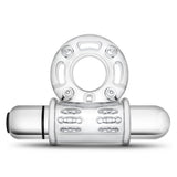 Stay Hard - 10 Function Vibrating Mega Bull Ring - Clear