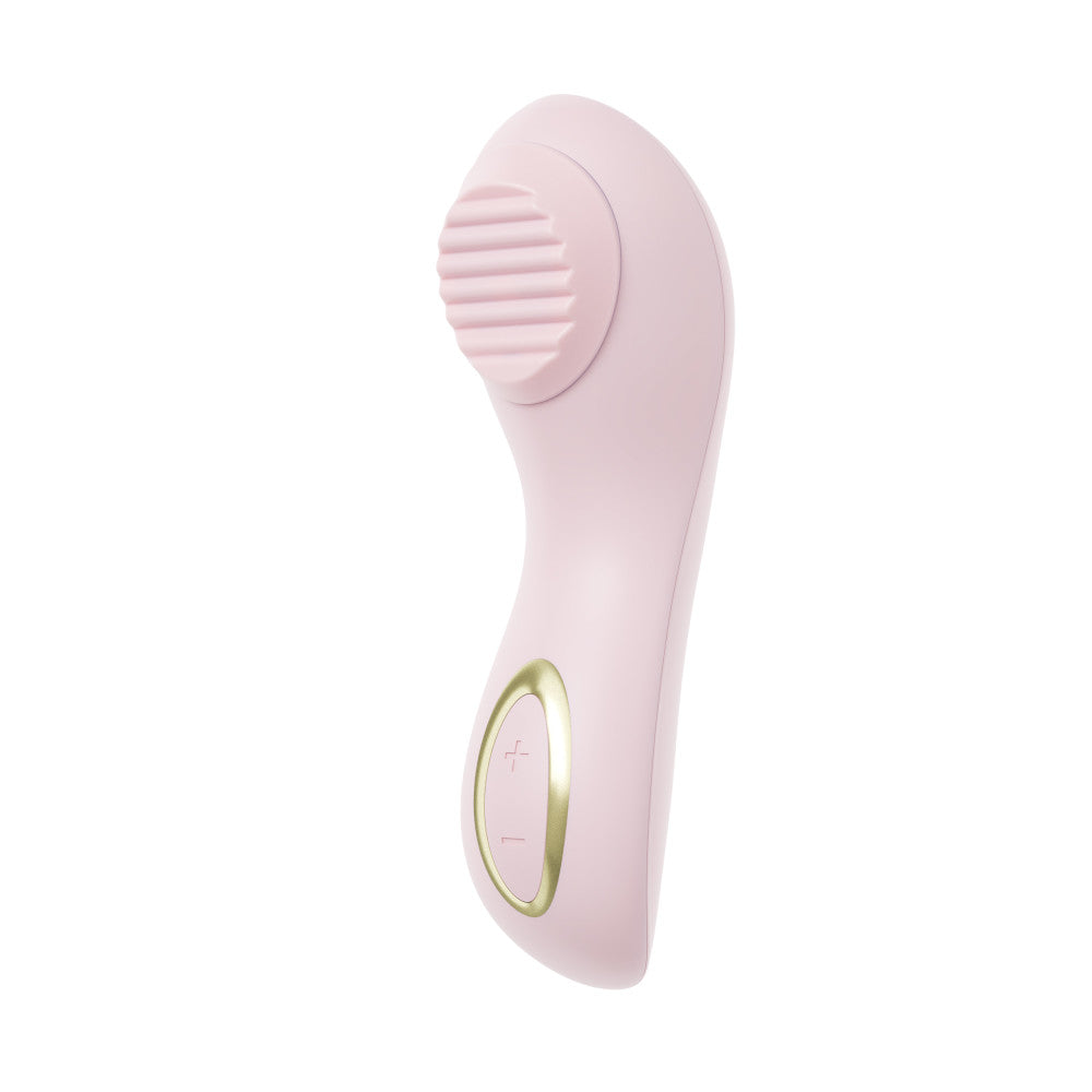 Delice Dahlia Rechargeable Silicone Stimulating Personal Massager - Pink