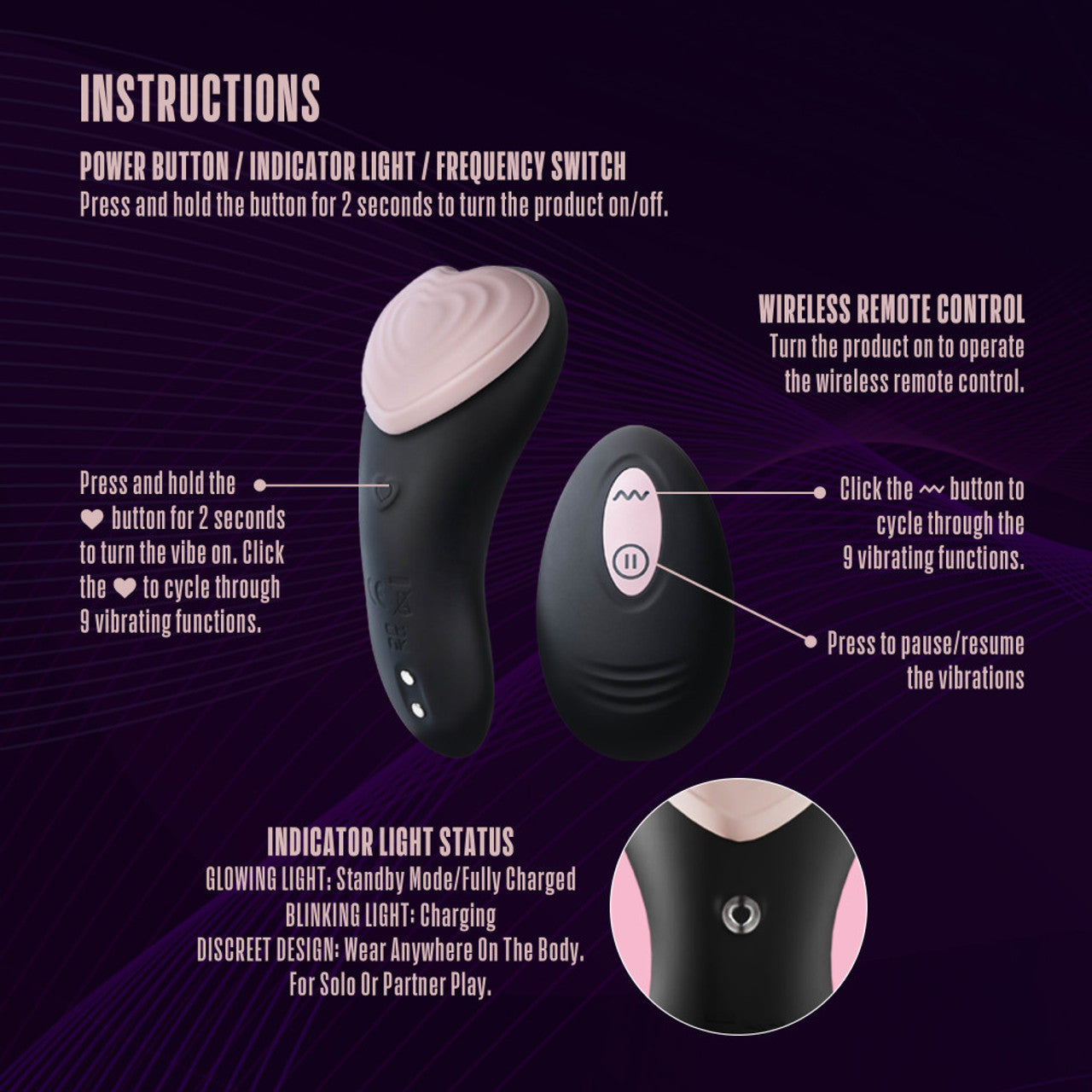 Temptasia - Heartbeat - Panty Vibe with Remote The Love Store Online Temptasia - Heartbeat - Panty Vibe with Remote The Love Store Online