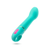 Aria Flirty AF G-Spot Teal 6.5-Inch Loop Handle Vibrator