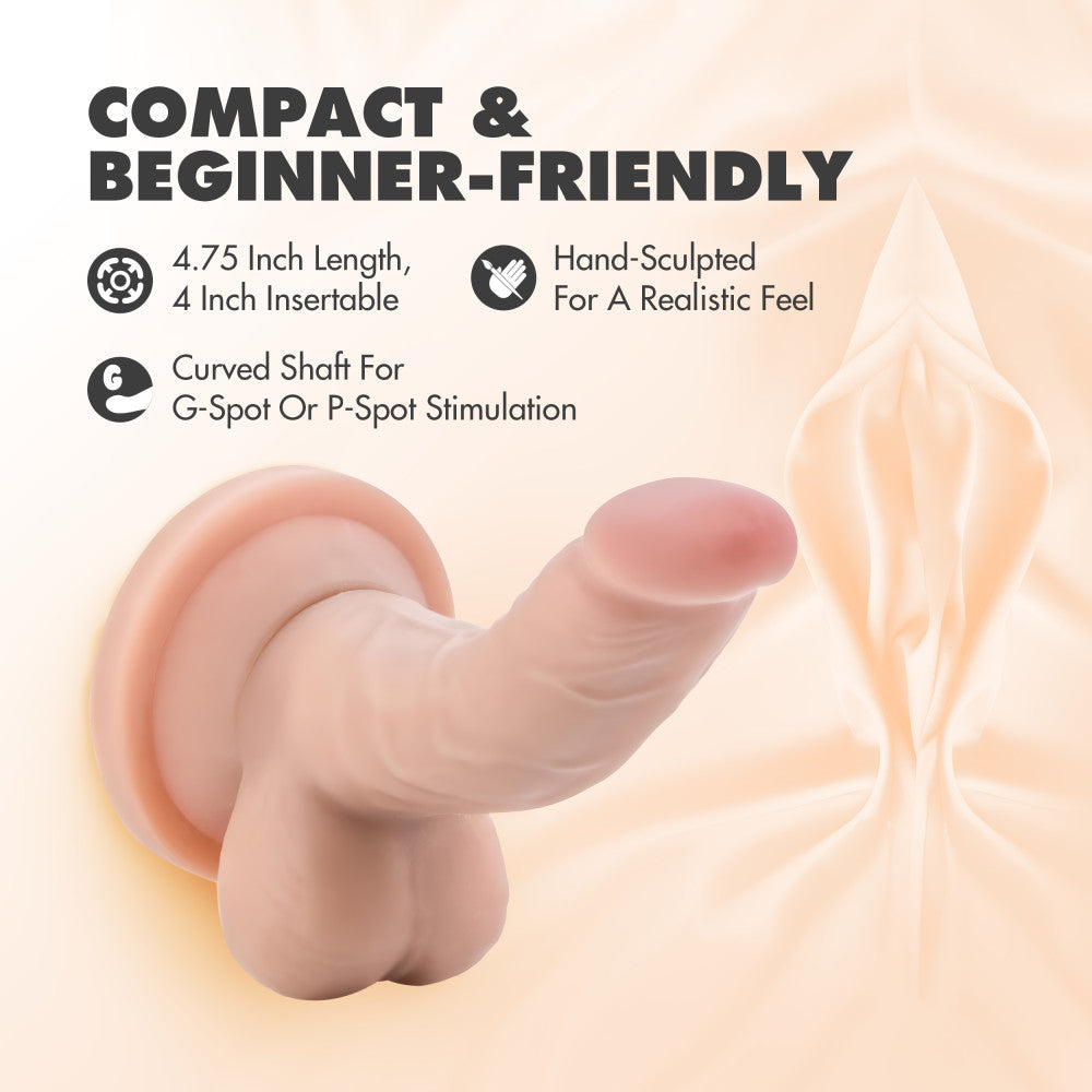 Dr. Skin - 4 in Mini Cock - Beige