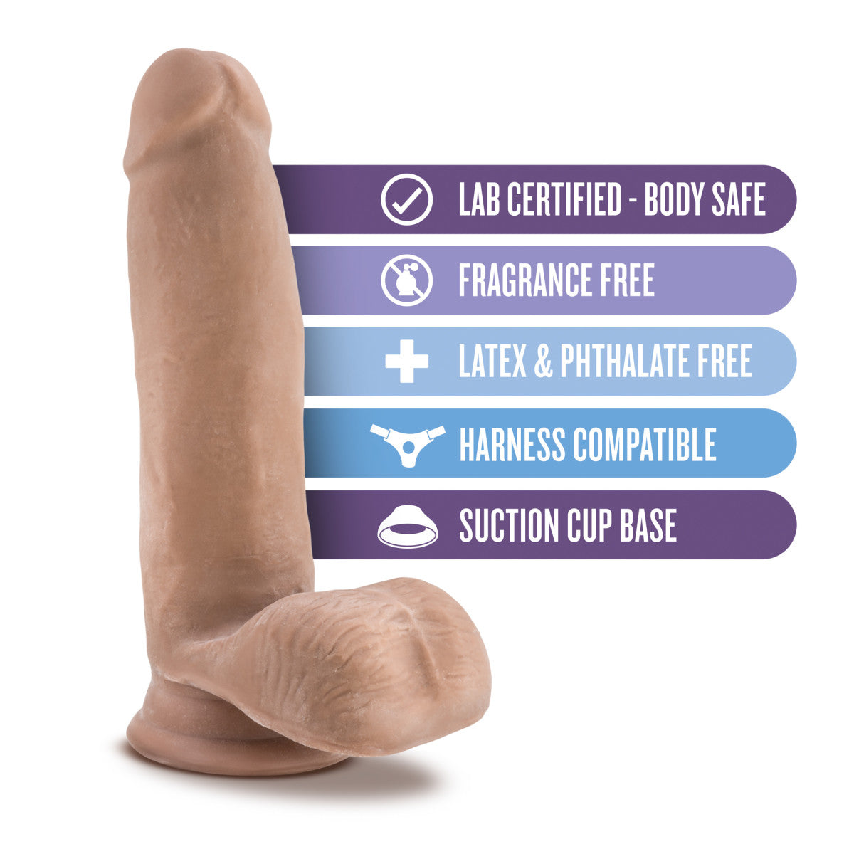 Au Naturel - 7 in Sensa Feel Dildo