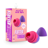 Aria Flutter Tongue Purple 2.5-Inch Vibrating Rechargeable Mini Vibrator