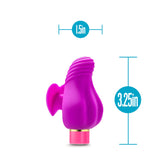 Aria Erotic AF Curved Plum 3.25-Inch Vibrating Rechargeable Mini Vibrator