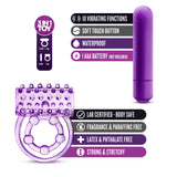 Play With Me - The Player - Vibrating Double Strap C-Ring - Purple