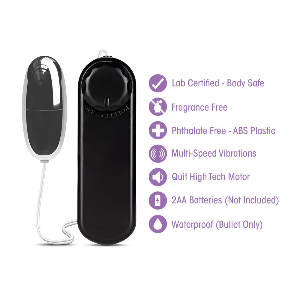 B Yours - Silver Power Bullet - Black