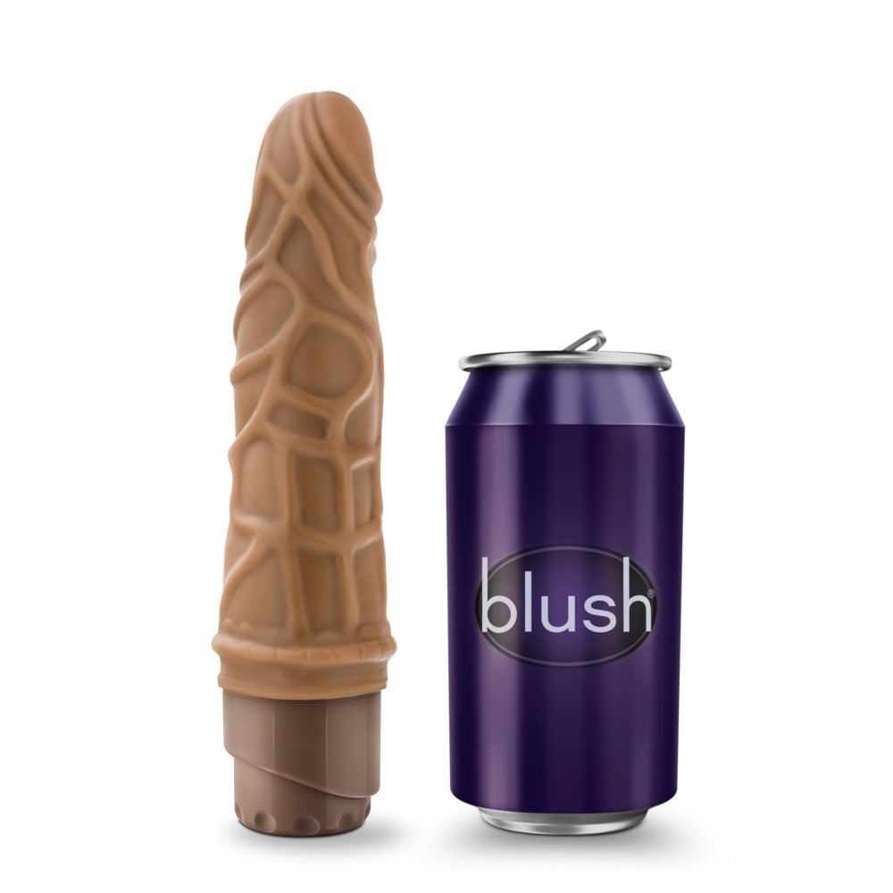 Dr. Skin - Cock Vibe 3 - 7.25 in Dildo - Mocha