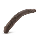 Dr. Skin - 14in Double Dildo - Chocolate
