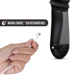 Temptasia Lazarus Rechargeable Silicone Thrusting Dildo - Black