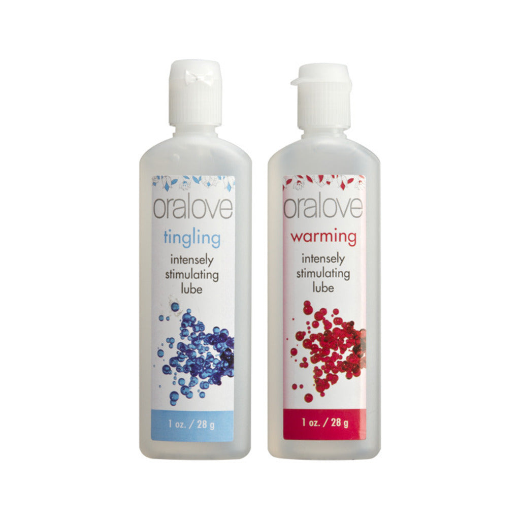 Oralove Dynamic Duo Lickable Lubes - Warming & Tingling