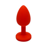 Red Silicone Plug with Gem