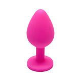 Pink Silicone Plug with Gem