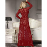 Aurora Lace Gown - Red