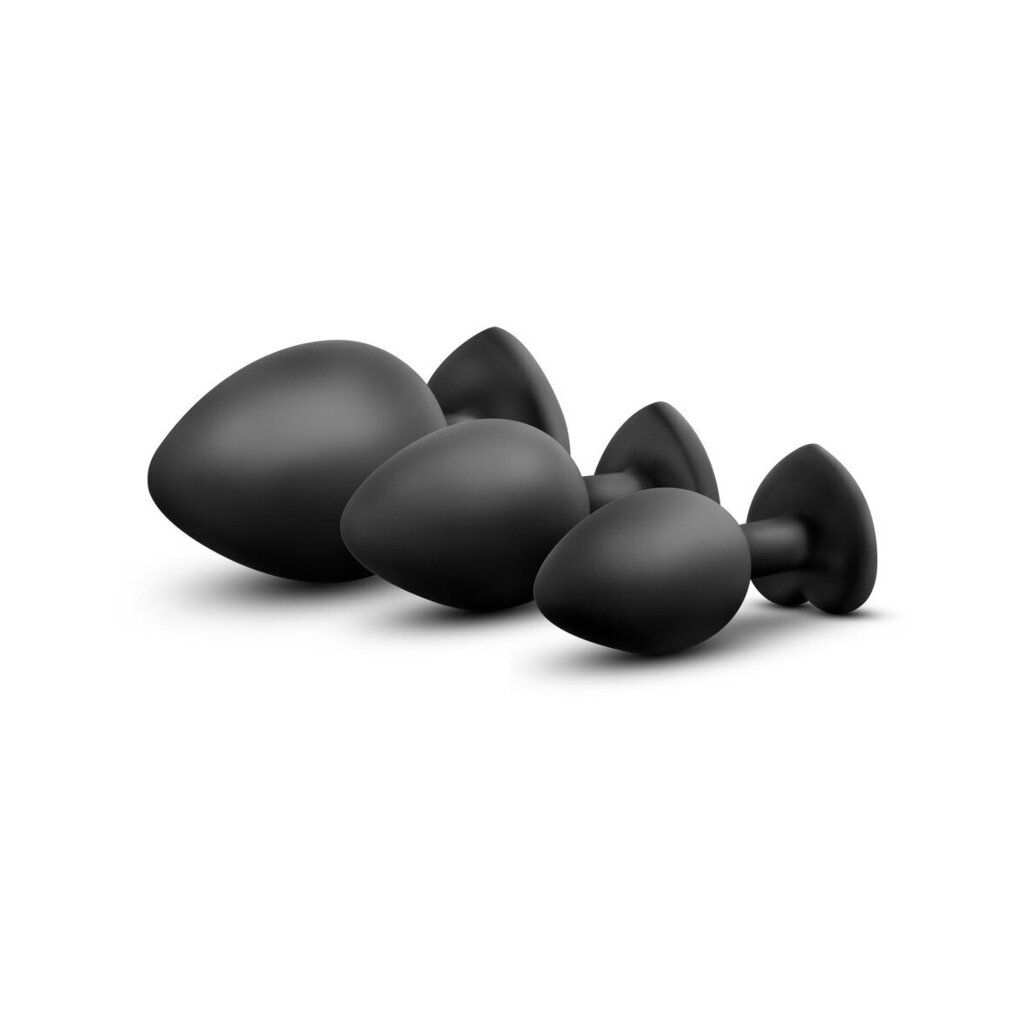 Luxe - Bling Plugs Training Kit - Black With Rainbow Gems main image 1