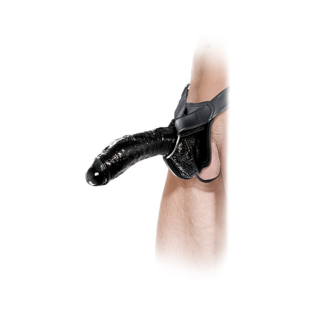 Fetish Fantasy Extreme 10 in Hollow Strap-On - Black