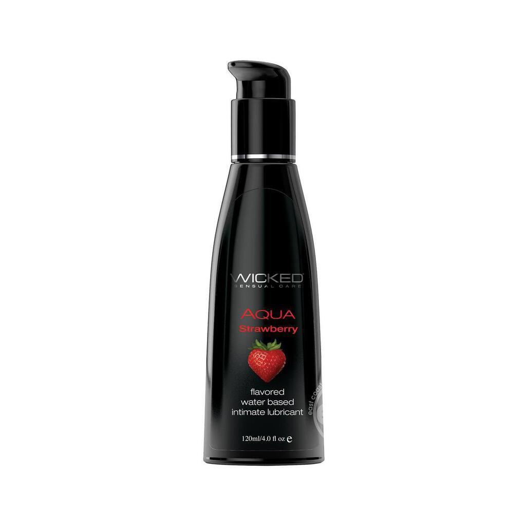 Wicked Aqua Flavored Water Based Lube - 4oz The Love Store Online Wicked Aqua Flavored Water Based Lube - 4oz The Love Store Online