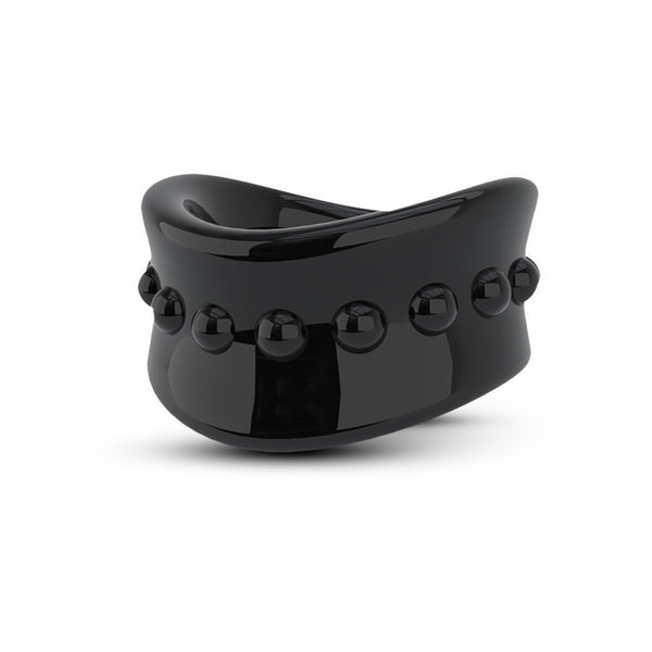 Stay Hard - Beef Ball Stretcher X Long - 1.5 Inch Diameter - Black