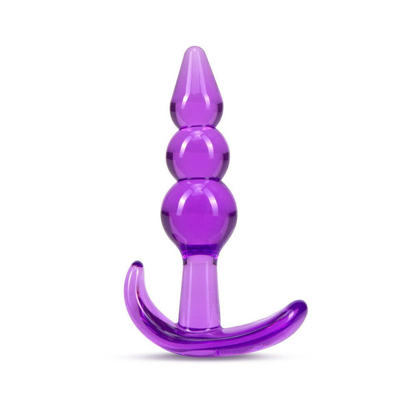B Yours - Triple Bead Anal Plug - Purple  The Love Store Online
