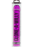 Clone-A-Willy Silicone Dildo Molding Kit with Vibrator - Neon Purple
