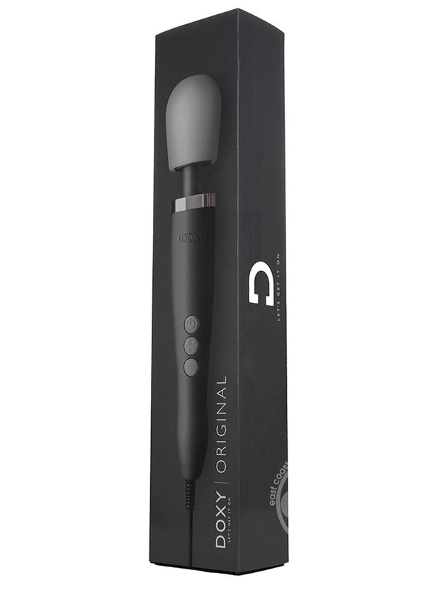 Doxy Original Wand Plug-In Body Massager - Black