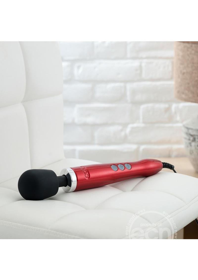 Doxy Die Cast Wand Metal Plug-In Vibrating Body Massager - Red The Love Store Online Doxy Die Cast Wand Metal Plug-In Vibrating Body Massager - Red The Love Store Online