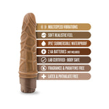 Dr. Skin - Cock Vibe 3 - 7.25 in Dildo - Mocha