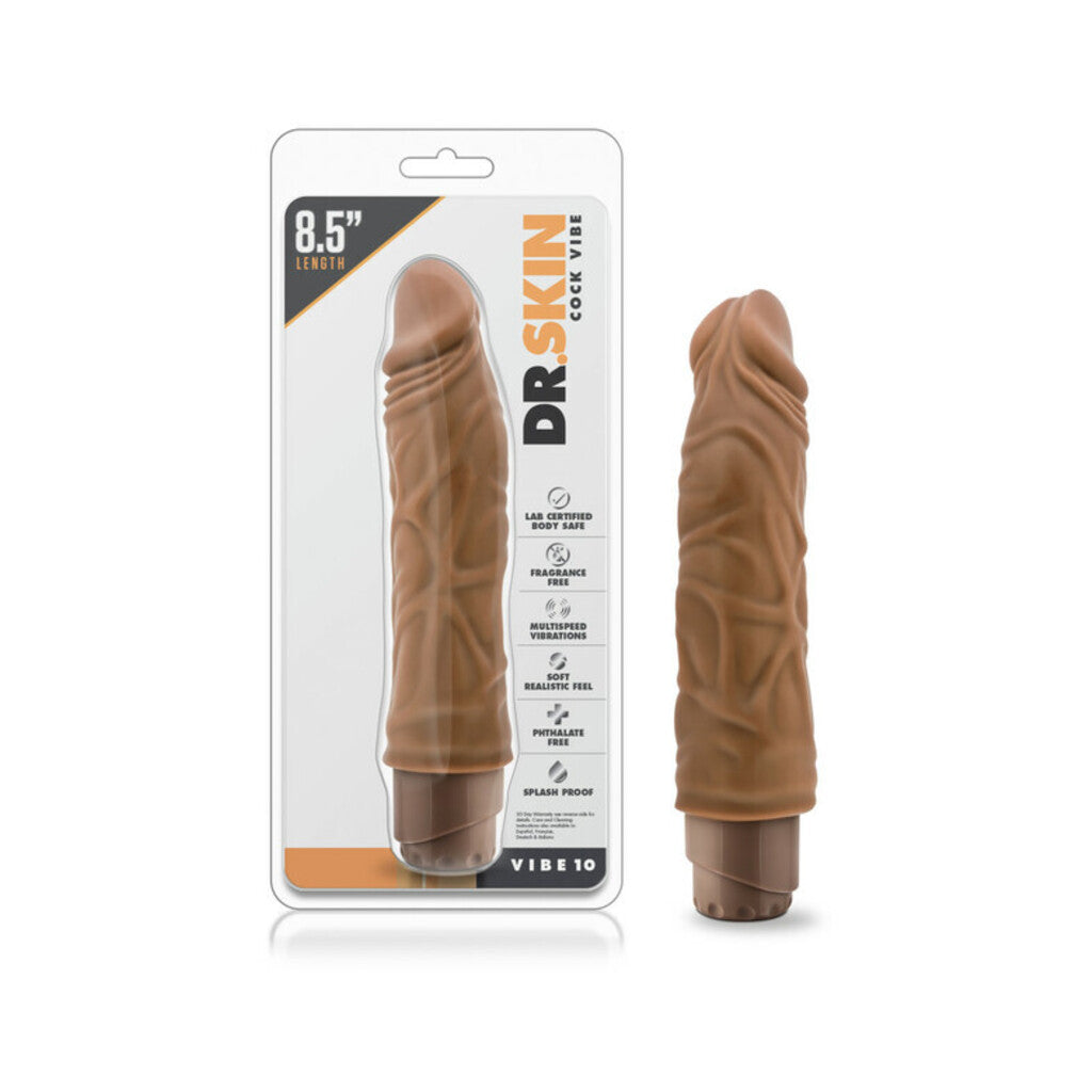 Dr. Skin - Cock Vibe 10 - 8.5 in Vibrating Dong