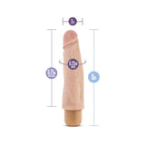 Dr. Skin - Cock Vibe 14 - 8 in Vibrating Cock - Beige